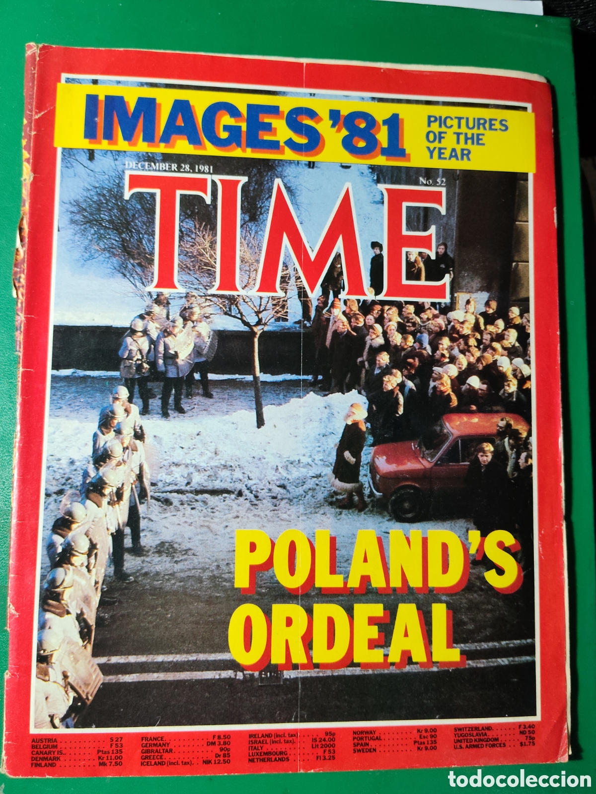 Coleccionismo de revistas y peri&oacute;dicos: Revista TIME diciembre 1981 n&deg;52