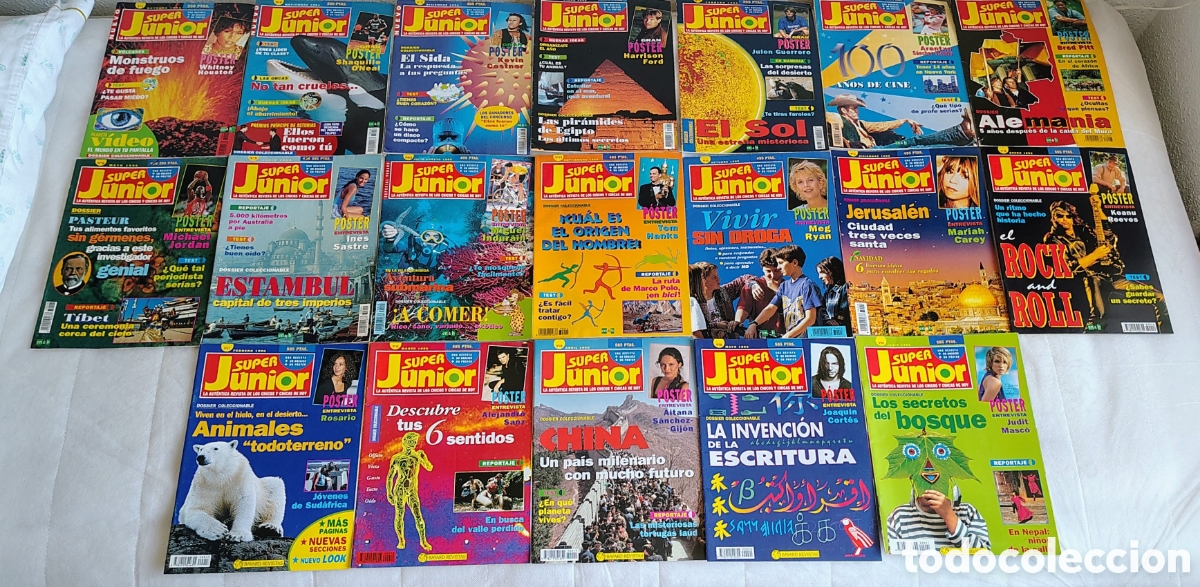 Coleccionismo de revistas y peri&oacute;dicos: Lote 19 revistas S&uacute;per Junior 1994/1996