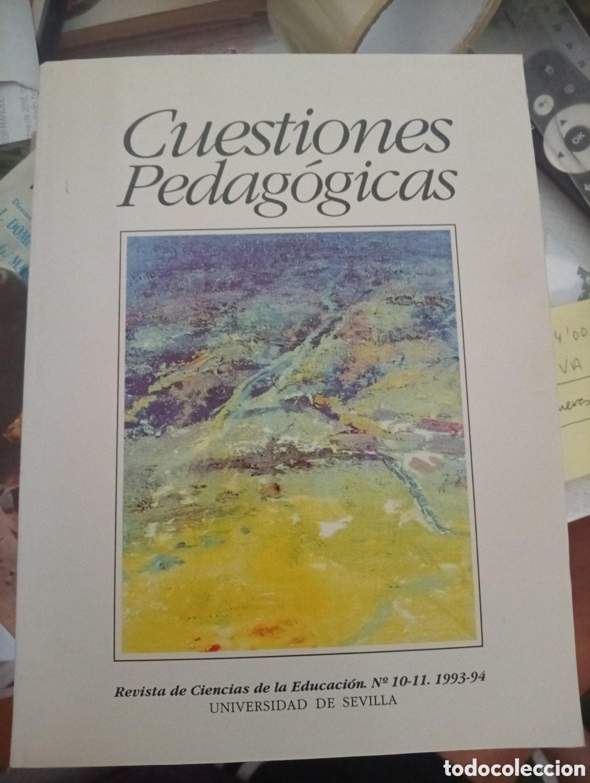 Coleccionismo de revistas y peri&oacute;dicos: Cuestiones Pedag&oacute;gicas. N&uacute;m 10-11, a&ntilde;os 1993-94. Universidad de Sevilla