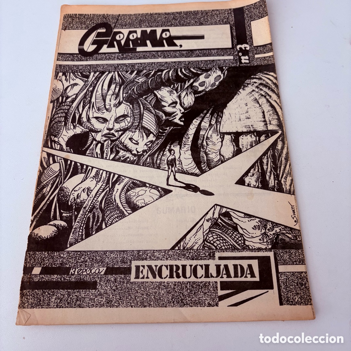 Coleccionismo de revistas y peri&oacute;dicos: Revista fanzine grama n&ordm; 3 enero 1985 moncada valencia toni cabo