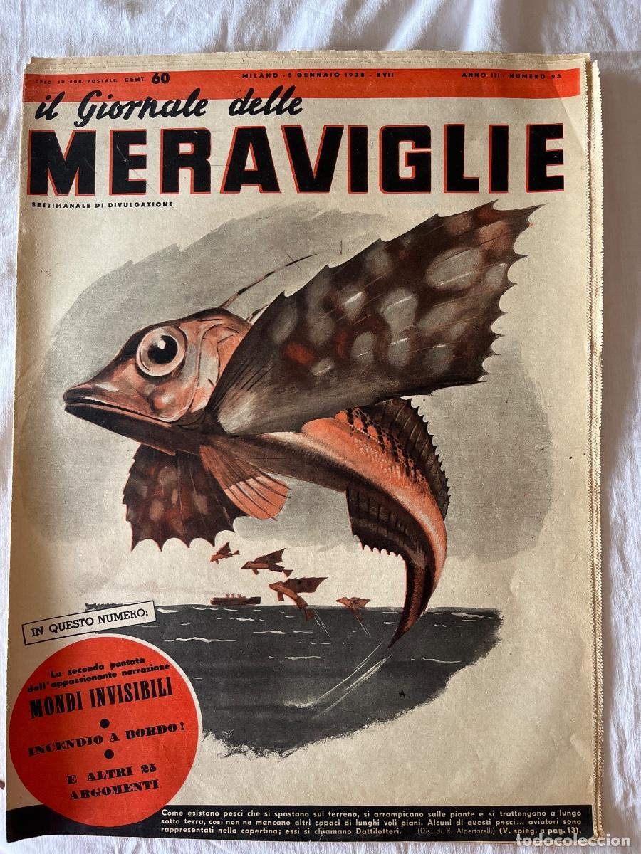 Coleccionismo de revistas y peri&oacute;dicos: Il Giornale delle Meraviglia, 1938 anno III, n. 93