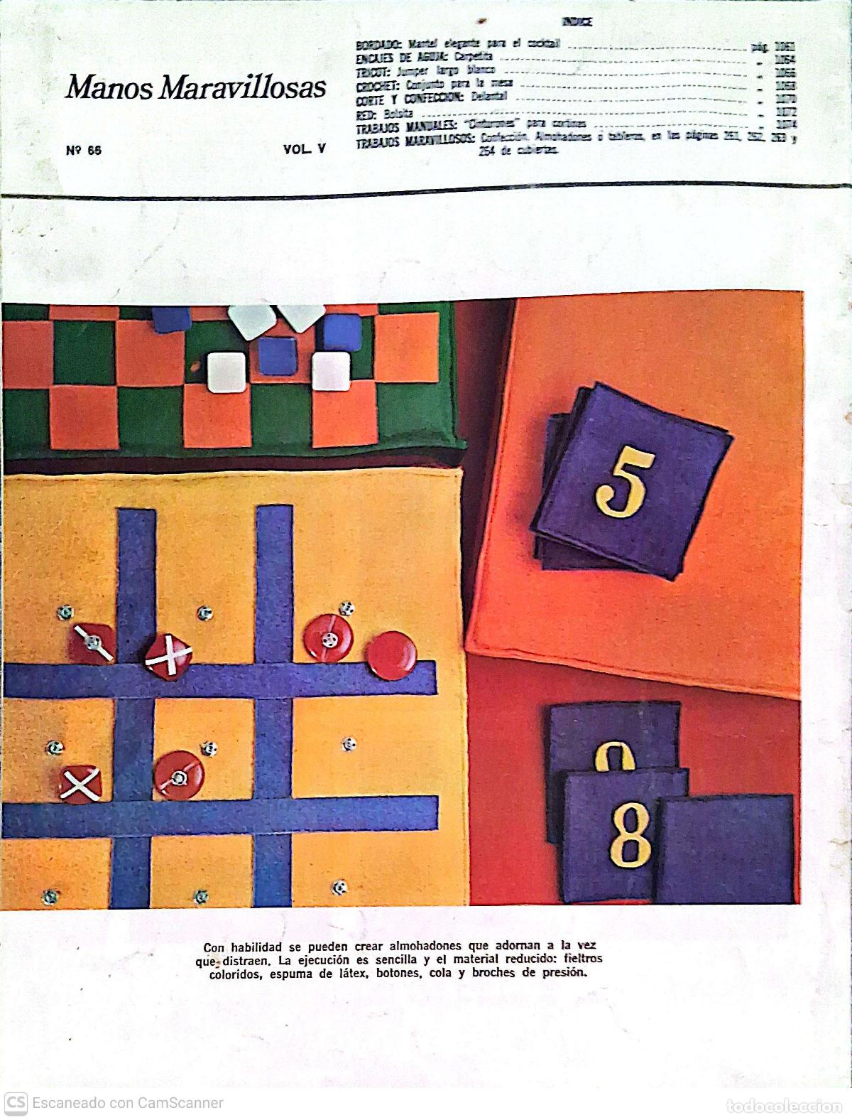 Coleccionismo de revistas y peri&oacute;dicos: Manos Maravillosas N&ordm; 66. Publicaci&oacute;n Semanal de Labores Femeninas. 16 P&aacute;ginas del tama&ntilde;o 24 x 31