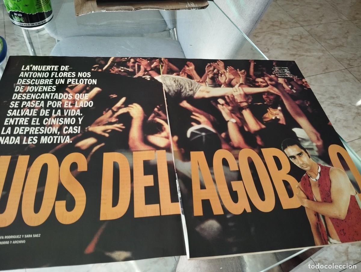 Coleccionismo de revistas y peri&oacute;dicos: ANTONIO FLORES, EDDIE VEDDER, JOHNNY DEPP, TRENT REZNOR, LOU REED RECORTE REVISTA 7 P&Aacute;GINAS 1995