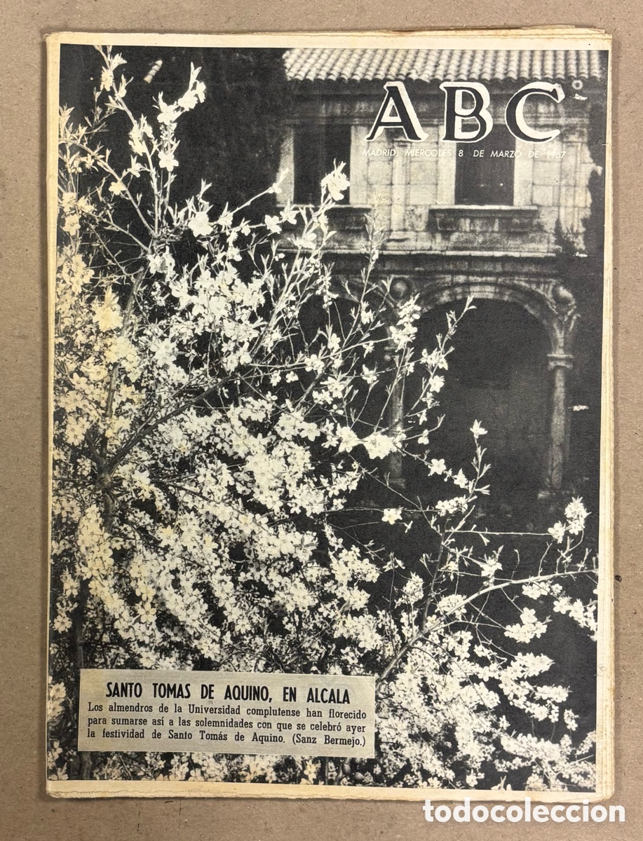 Coleccionismo de revistas y peri&oacute;dicos: ABC (8 DE MARZO DE 1967). SANTO TOM&Aacute;S DE AQUINO EN ALCAL&Aacute;,&hellip;