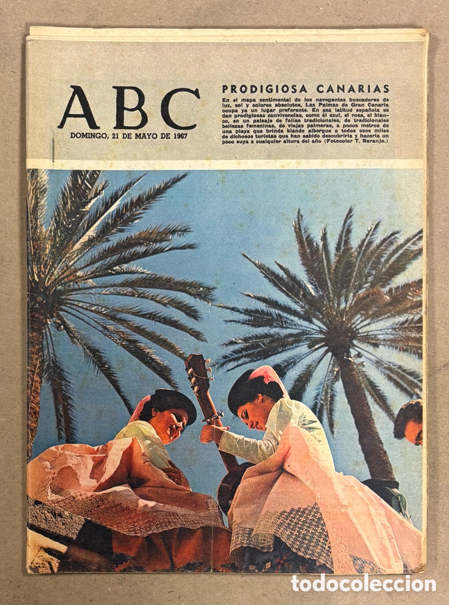 Coleccionismo de revistas y peri&oacute;dicos: ABC (21 DE MAYO DE 1967). PRODIGIOSA CANARIAS,&hellip;