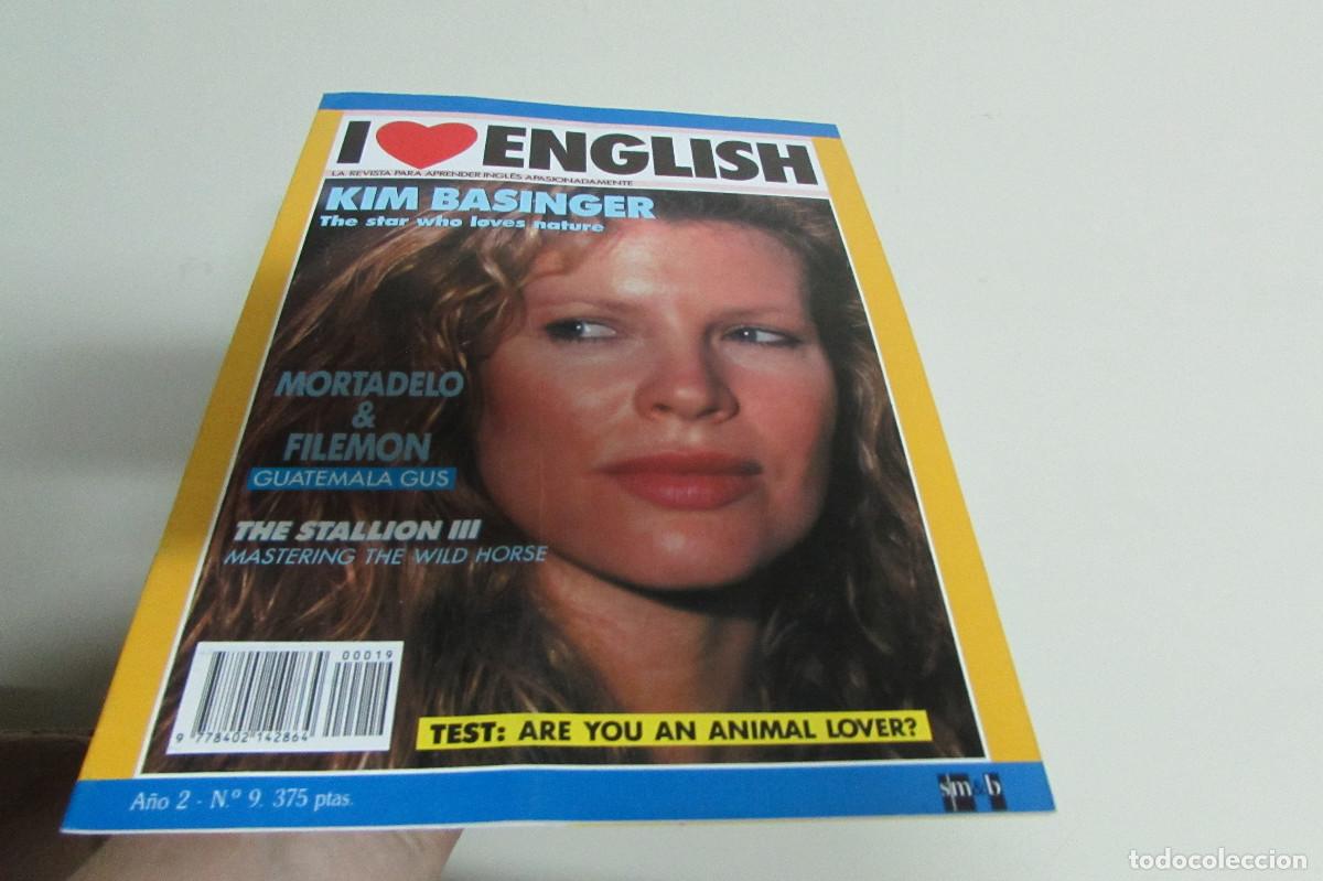 Coleccionismo de revistas y peri&oacute;dicos: LOVE ENGLISH 2 n 9 APRENDE INGL&Eacute;S APASIONADO KIM BASINGER STALLION WILD HORSE QUIZ ANIMAL