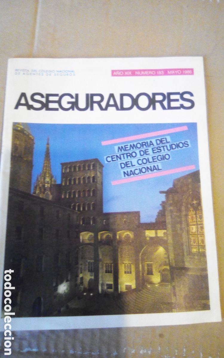 Coleccionismo de revistas y peri&oacute;dicos: Aseguradores, n&deg; 183. Mayo 1986.