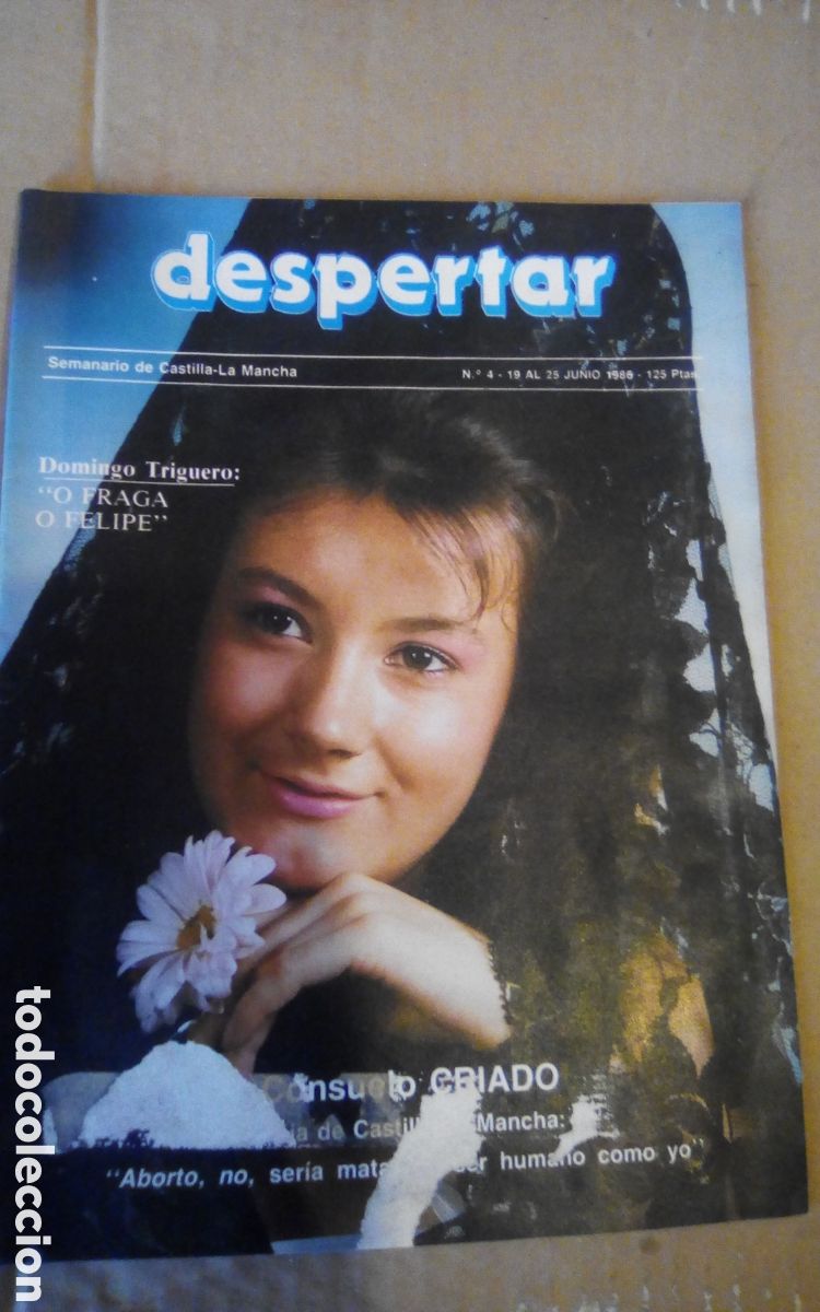 Coleccionismo de revistas y peri&oacute;dicos: Despertar, n&deg; 4. Semanario de Castilla - La Mancha. Consuelo Criado Caballero, Maja C-La Mancha 1986
