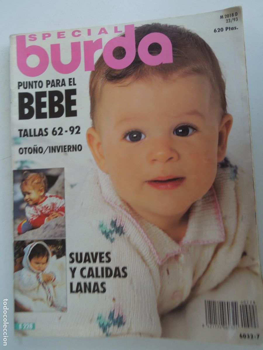 Coleccionismo de revistas y peri&oacute;dicos: BURDA SPECIAL - PUNTO PARA EL BEBE -23/93- M2018 D - N&ordm; E 228 CON INSTRUCCIONES