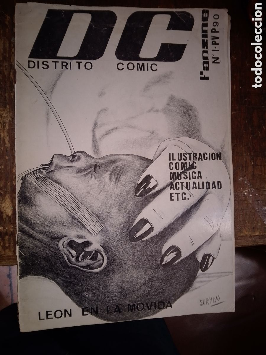 Coleccionismo de revistas y peri&oacute;dicos: DC DISTRITO COMIC. FANZINE. NUM. 1. AYUNT. DE LEON. 1984