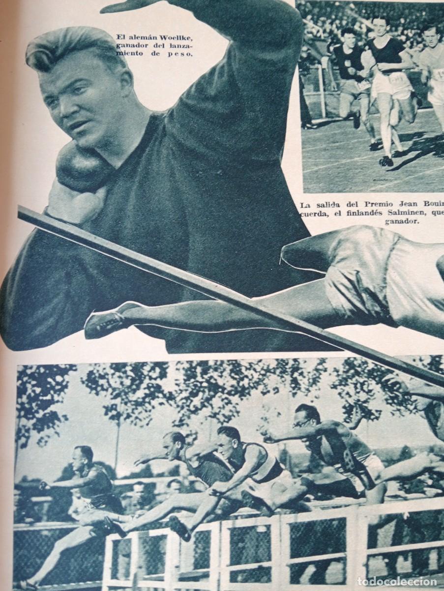Coleccionismo de revistas y peri&oacute;dicos: REVISTA A&Ntilde;O 1935 LANZAMIENTO DE PESO FUTBOL LAS PALMAS TRAVESIA PUERTO DE ALICANTE MOTO LUIS GOMEZ