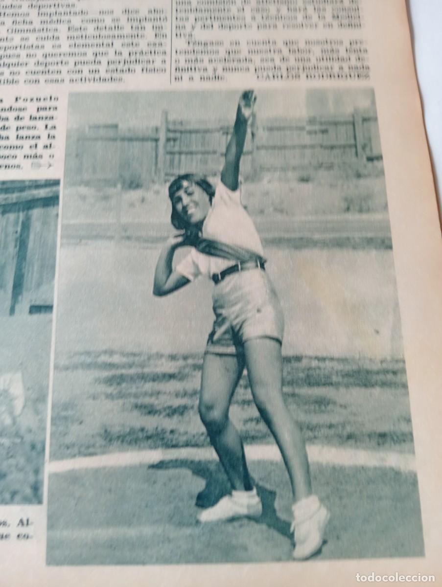 Coleccionismo de revistas y peri&oacute;dicos: REVISTA A&Ntilde;O 1935 LANZAMIENTO JABALNA PESO HOCKEY ATHLETIC DE MADRID SIXTO ESCOBAR FORTUNATO ORTEGA