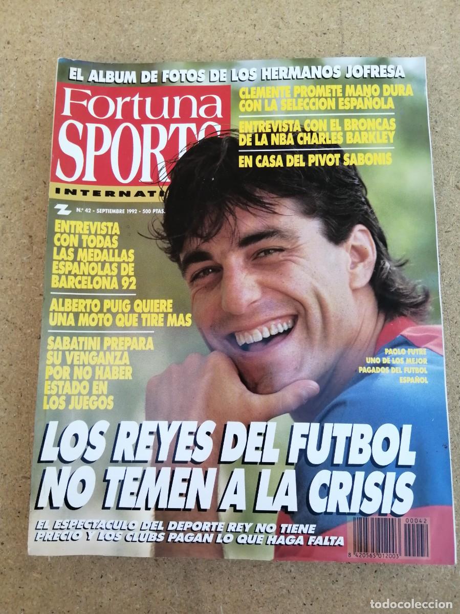 Coleccionismo de revistas y peri&oacute;dicos: REVISTA FORTUNA SPORTS (NUMERO 42) LOS REYES DEL FUTBOL NO TEMEN A LA CRISIS