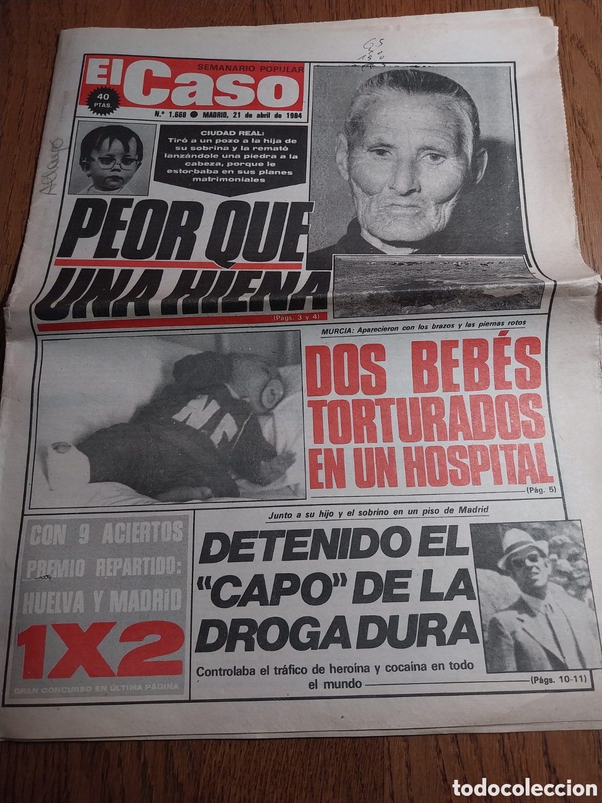 Coleccionismo de revistas y peri&oacute;dicos: EL CASO 1984 FUENTE EL FRESNO
