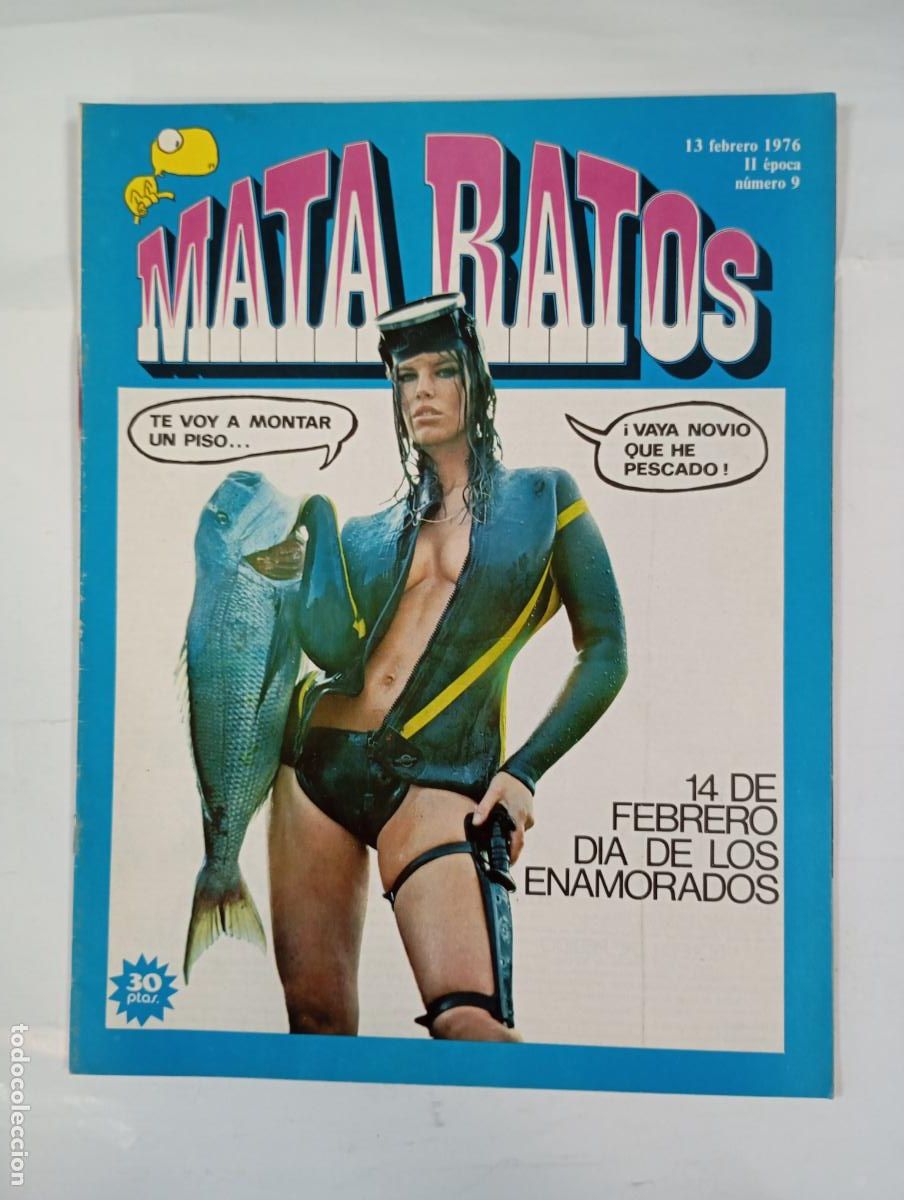 Coleccionismo de revistas y peri&oacute;dicos: REVISTA MATA RATOS N&ordm; 9. II &Eacute;POCA. 9 FEBRERO 1976. D&Iacute;A DE LOS ENAMORADOS. TDKR17