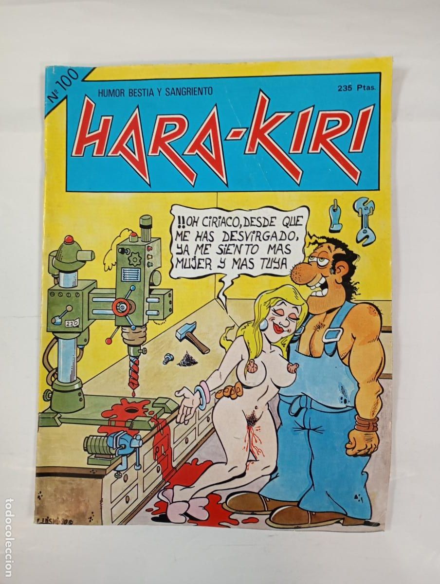 Coleccionismo de revistas y peri&oacute;dicos: REVISTA HARA KIRI N&ordm; 100. HUMOR BESTIA Y SANGRIENTO. TDKR17
