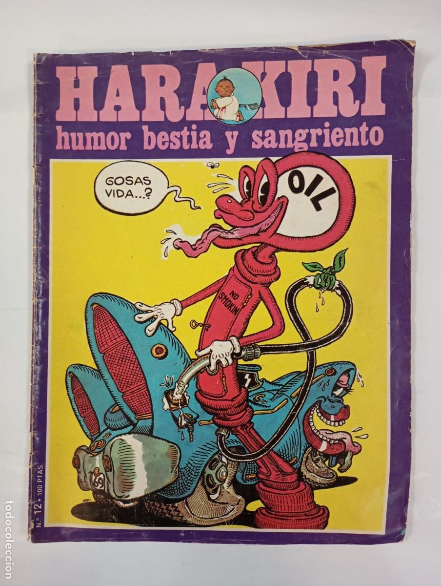 Coleccionismo de revistas y peri&oacute;dicos: REVISTA HARA KIRI N&ordm; 12. HUMOR BESTIA Y SANGRIENTO. TDKR17