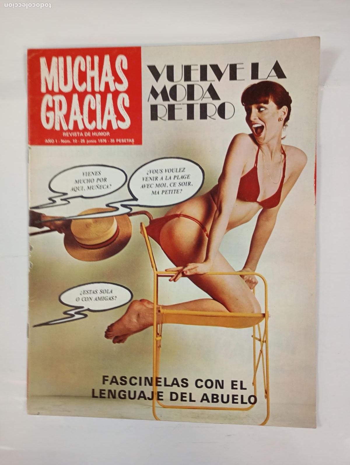 Coleccionismo de revistas y peri&oacute;dicos: REVISTA MUCHAS GRACIAS N&ordm; 10. 25 JUNIO 1976. A&Ntilde;O I. TDKR17