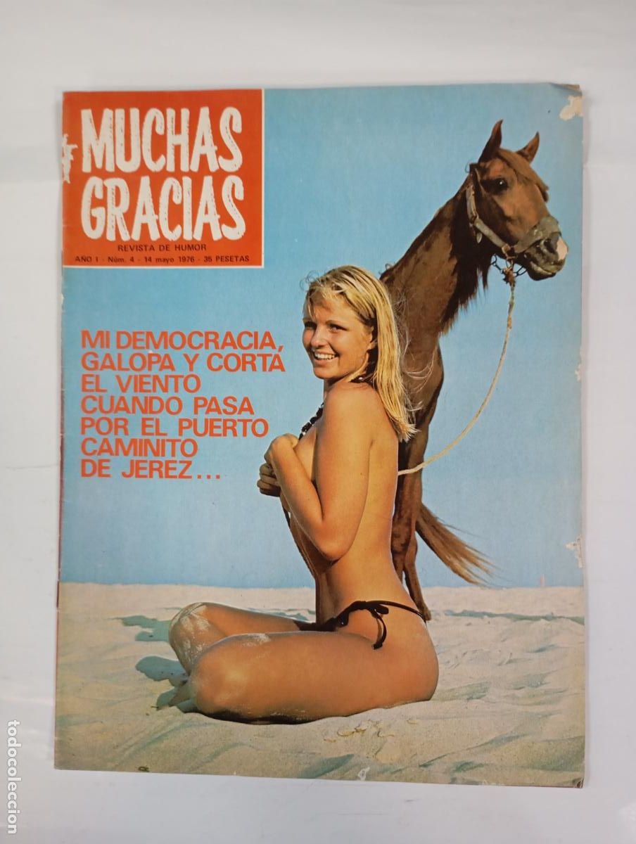 Coleccionismo de revistas y peri&oacute;dicos: REVISTA MUCHAS GRACIAS N&ordm; 4. 14 MAYO 1976. A&Ntilde;O I. TDKR17