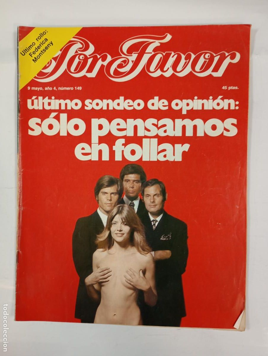 Coleccionismo de revistas y peri&oacute;dicos: REVISTA POR FAVOR N&ordm; 149. 9 MAYO. A&Ntilde;O 4. SOLO PENSAMOS EN FOLLAR. TDKR17