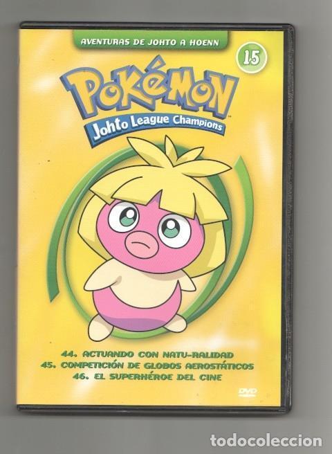 Coleccionismo de revistas y peri&oacute;dicos: DVD: Pokemon Johto League Champions - Aventuras de Johto a Hoenn 15 (contiene los capitulos de 44 a