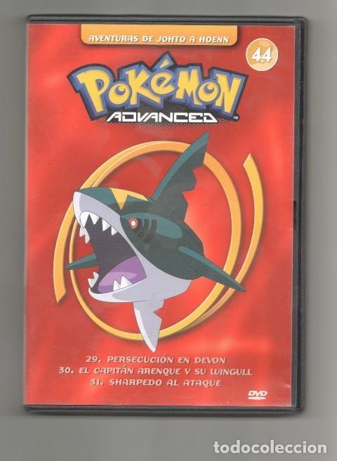 Coleccionismo de revistas y peri&oacute;dicos: DVD: Pokemon Advanced - Aventuras de Johto a Hoenn 44 (contiene los capitulos de 29 a 31)