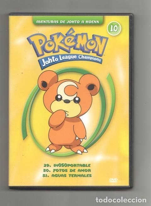 Coleccionismo de revistas y peri&oacute;dicos: DVD: Pokemon Johto League Champions - Aventuras de Johto a Hoenn 10 (contiene los capitulos de 29 a