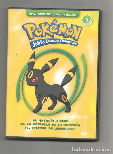 Coleccionismo de revistas y peri&oacute;dicos: DVD: Pokemon Johto League Champions - Aventuras de Johto a Hoenn 05 (contiene los capitulos de 14 a