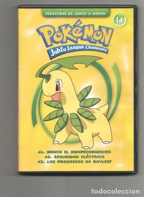 Coleccionismo de revistas y peri&oacute;dicos: DVD: Pokemon Johto League Champions - Aventuras de Johto a Hoenn 14 (contiene los capitulos de 41 a