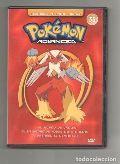 Coleccionismo de revistas y peri&oacute;dicos: DVD: Pokemon Advanced - Aventuras de Johto a Hoenn 35 (contiene los capitulos de 1 a 3)