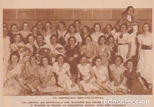 Coleccionismo de revistas y peri&oacute;dicos: * MADRID * Festival en La Bombilla de la asociacion Hispano-cubana - 1935