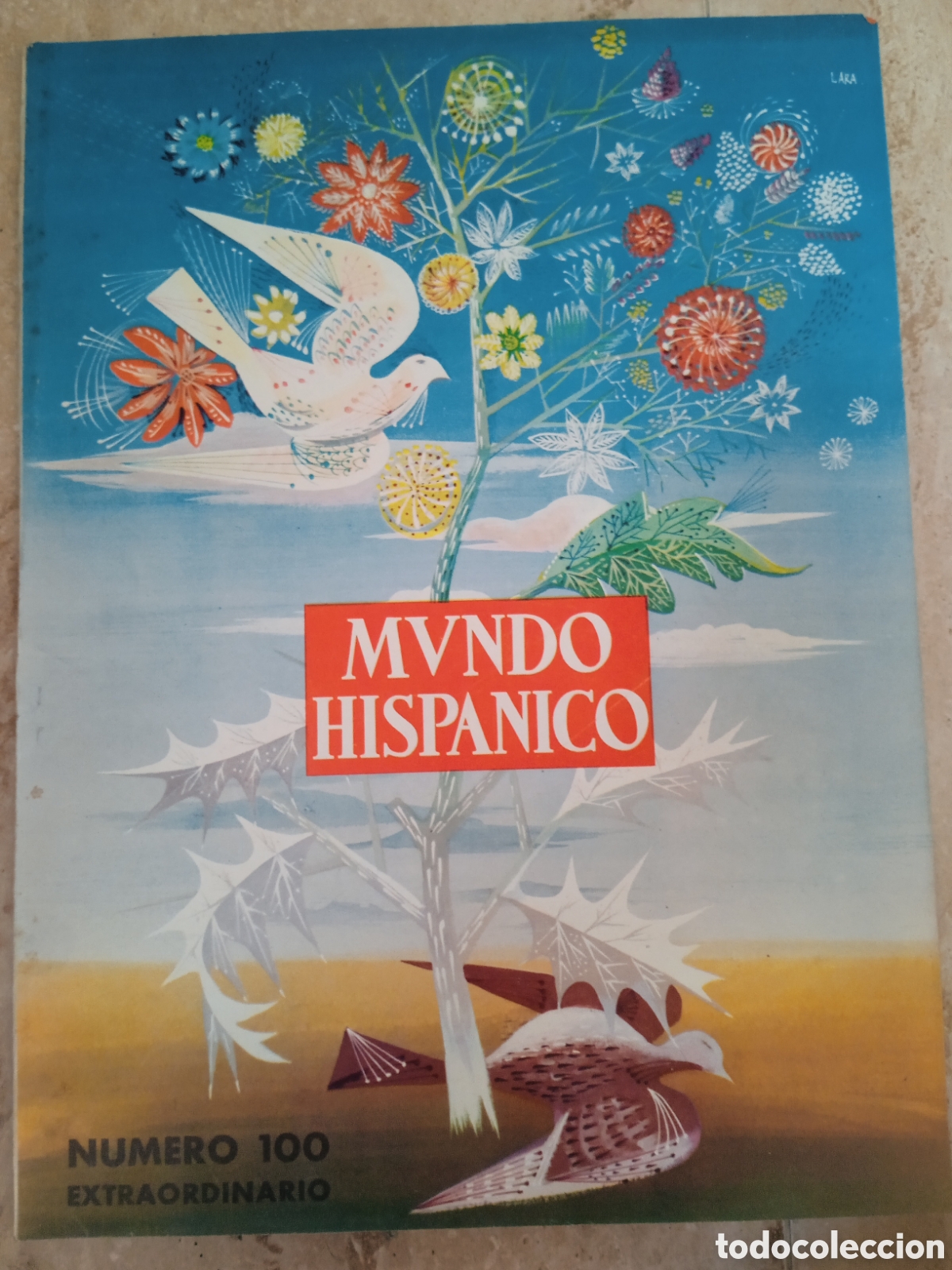 Coleccionismo de revistas y peri&oacute;dicos: Revista Mundo Hispanico n&deg;100 Galer&iacute;as Preciados