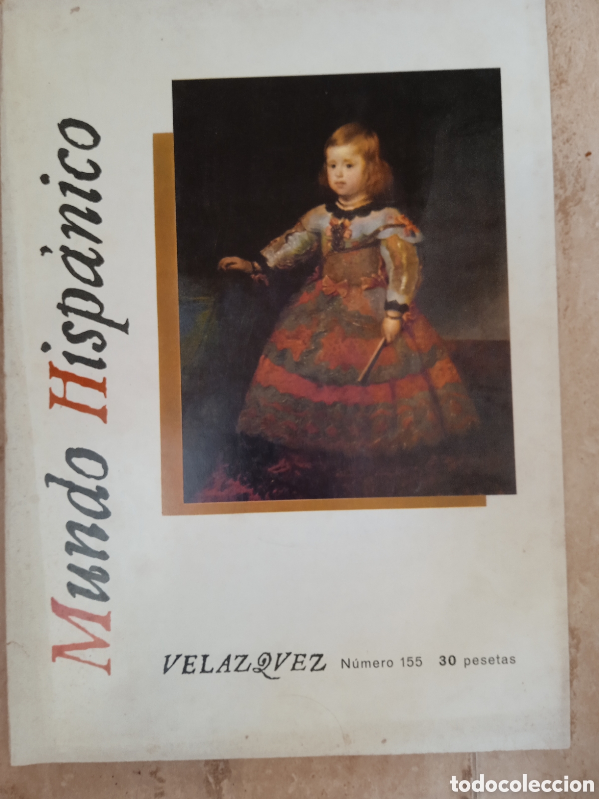 Coleccionismo de revistas y peri&oacute;dicos: Revista Mundo Hispanico n&deg;155 monogr&aacute;fico de Vel&aacute;zquez