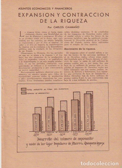 Coleccionismo de revistas y peri&oacute;dicos: Expansi&oacute;n y contracci&oacute;n de la riqueza / Carlos Caama&ntilde;o - 1935
