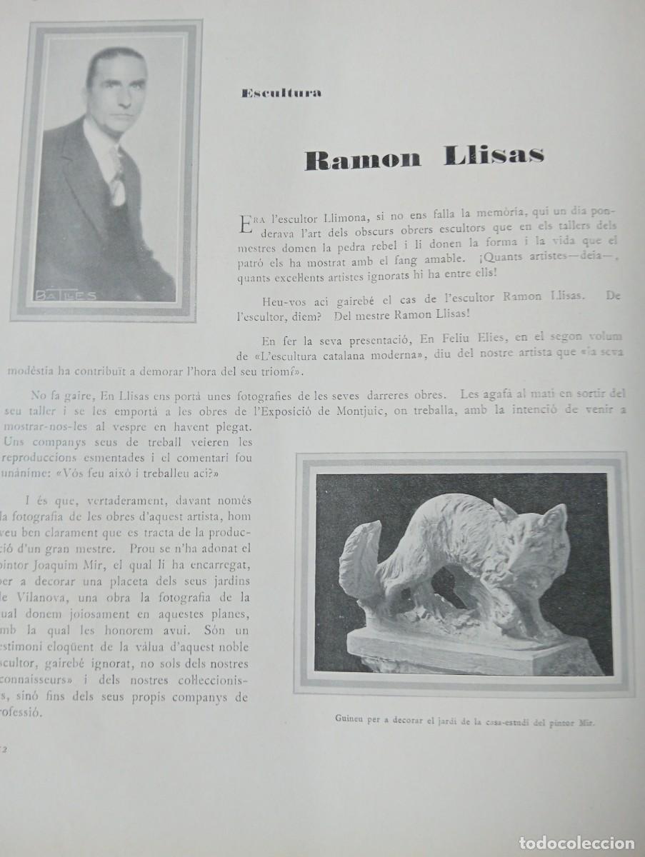 Coleccionismo de revistas y peri&oacute;dicos: REVISTA A&Ntilde;O 1928 ROB MALLET-STEVENS ARQUITECTO ADA NEGRI ESCULTOR RAMON LLISAS