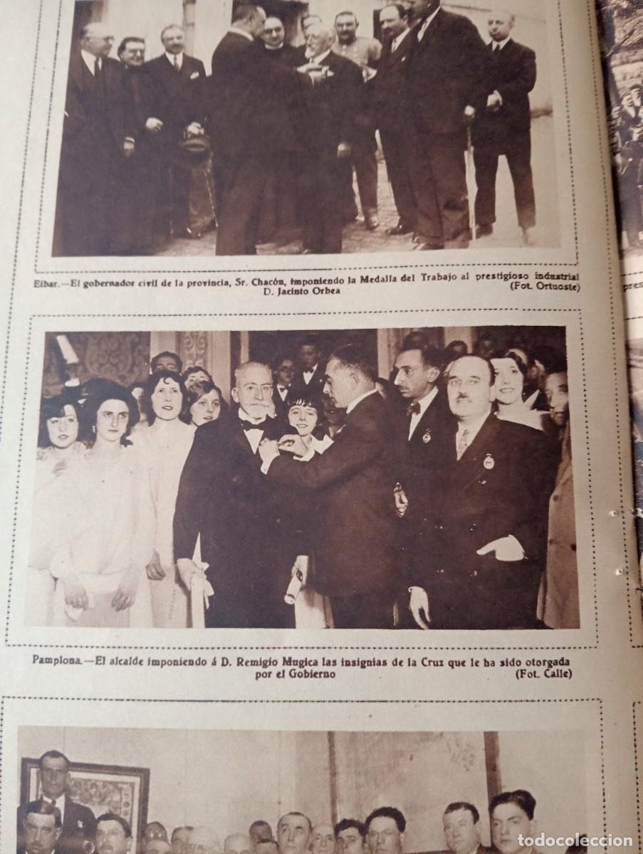 Coleccionismo de revistas y peri&oacute;dicos: REVISTA A&Ntilde;O 1929 TRASLADO DEL CRISTO DEL AMOR A SAN ISIDORO SOMATEN MEDALLAS EN PAMPLONA