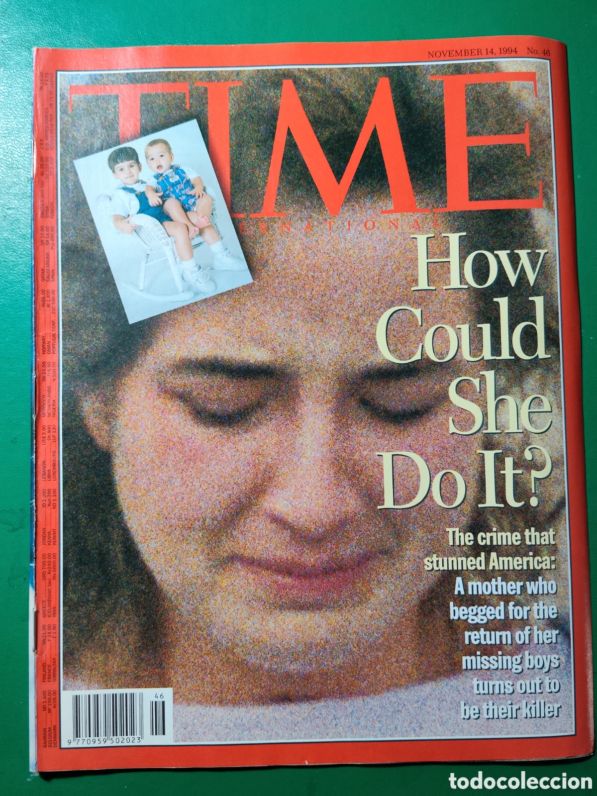 Coleccionismo de revistas y peri&oacute;dicos: Revista TIME 14 noviembre 1994 n&deg;46