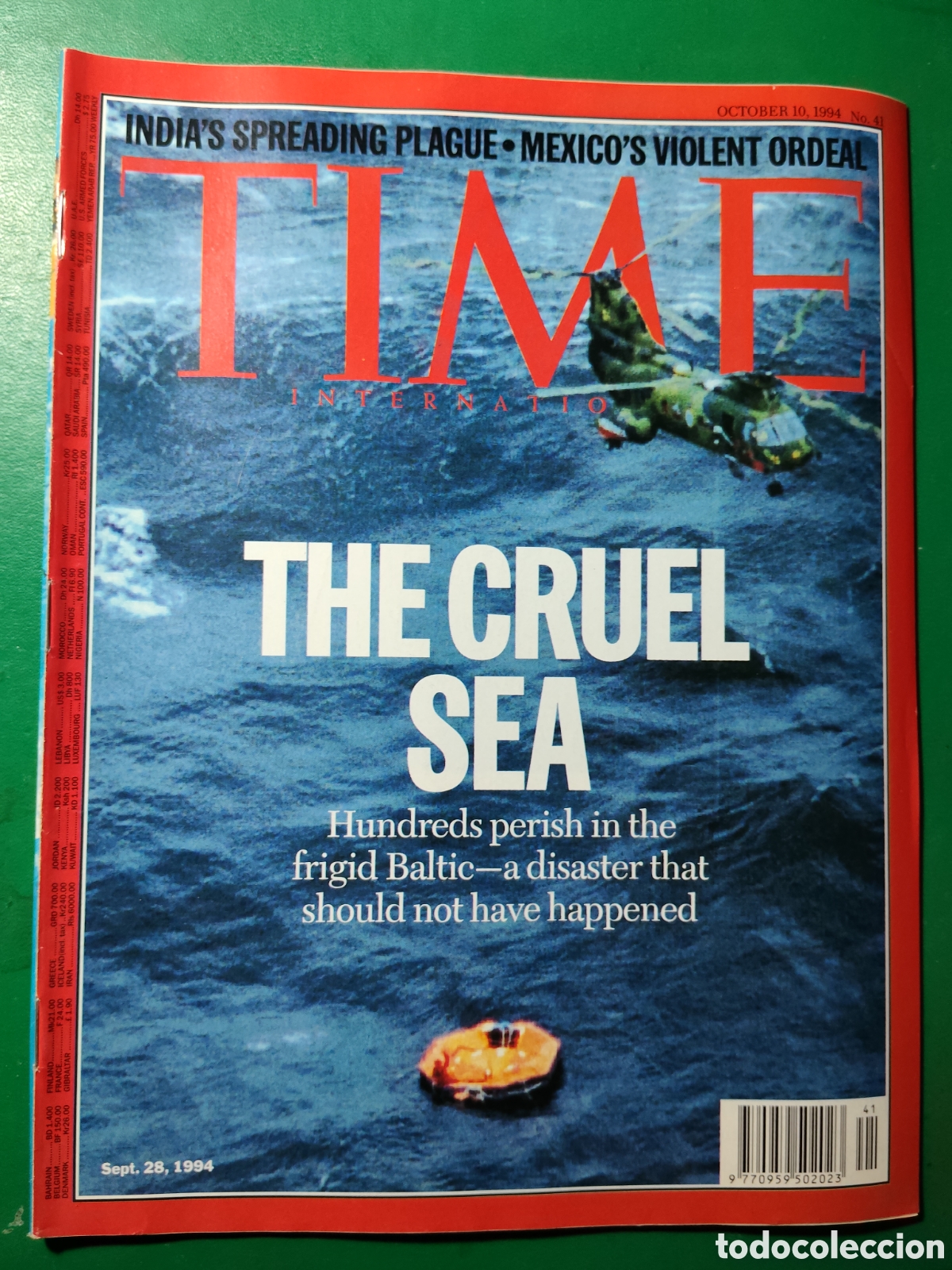 Coleccionismo de revistas y peri&oacute;dicos: Revista TIME 10 octubre 1994 n&deg;41