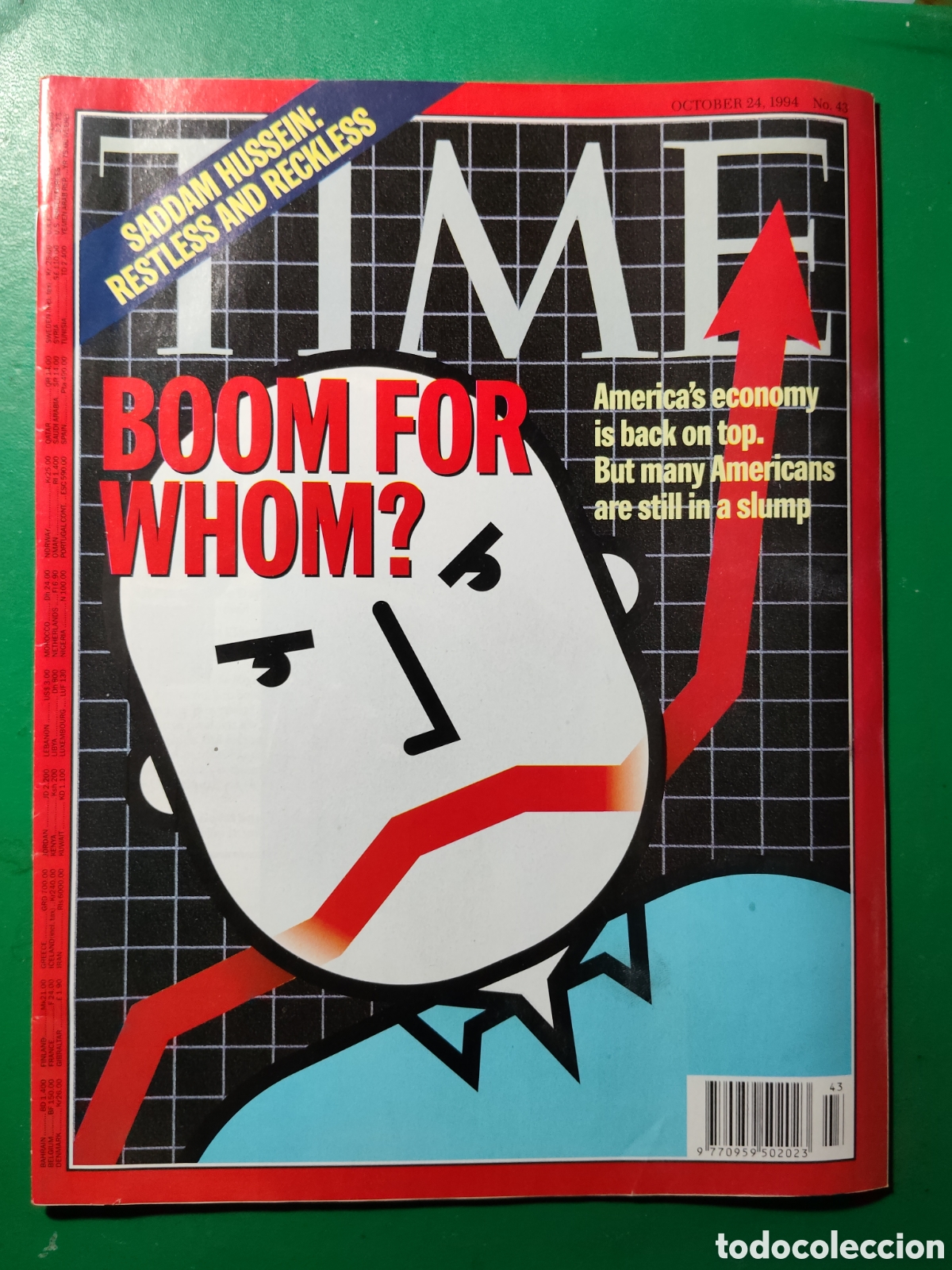 Coleccionismo de revistas y peri&oacute;dicos: Revista TIME 24 octubre 1994 n&deg;43