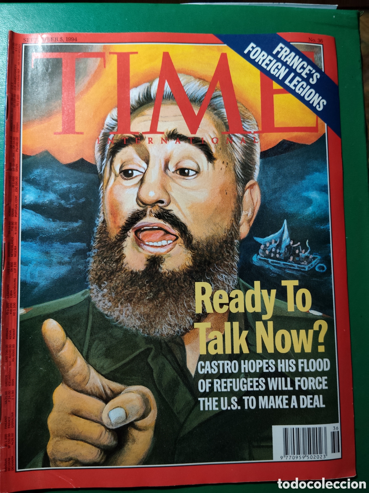Coleccionismo de revistas y peri&oacute;dicos: Revista TIME 5 septiembre 1994 n&deg;36