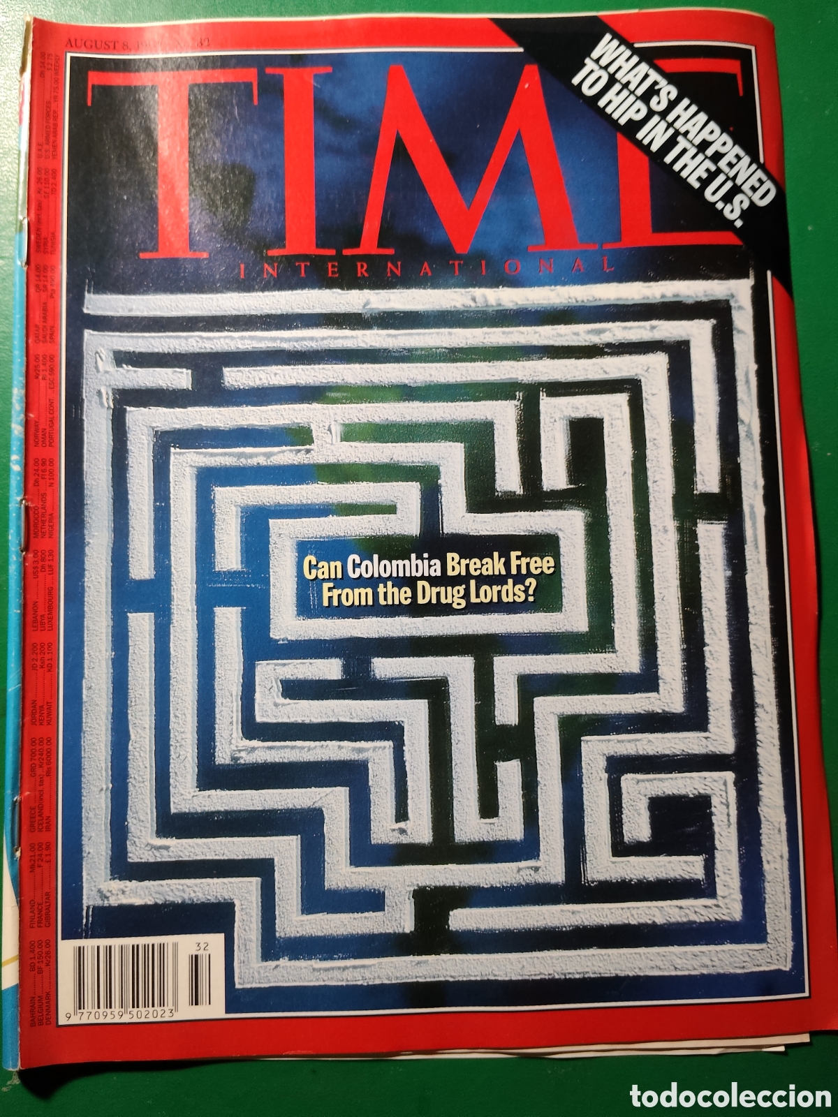 Coleccionismo de revistas y peri&oacute;dicos: Revista TIME 8 agosto 1994 n&deg;32