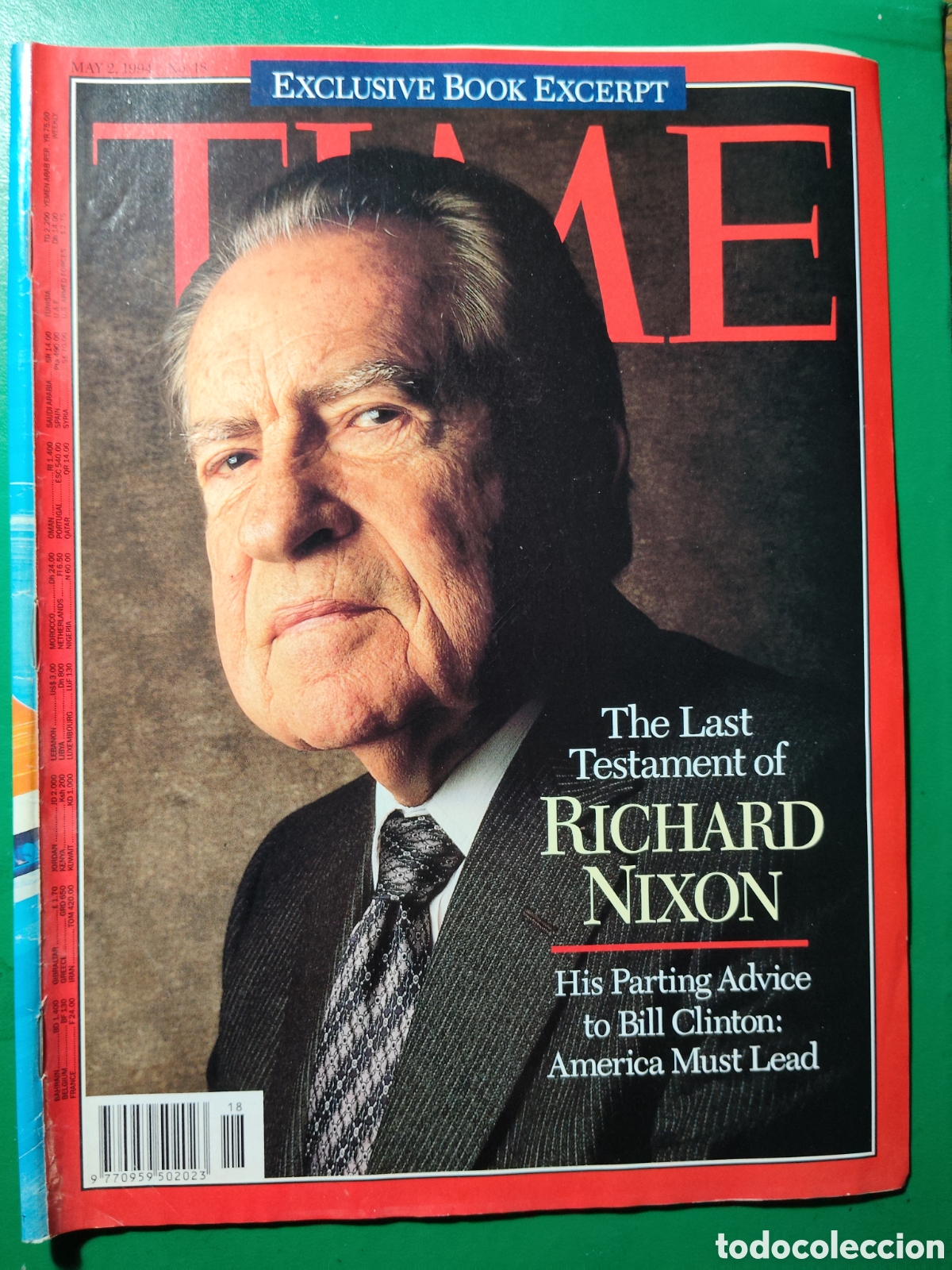 Coleccionismo de revistas y peri&oacute;dicos: Revista TIME 2 mayo 1994 n&deg;18