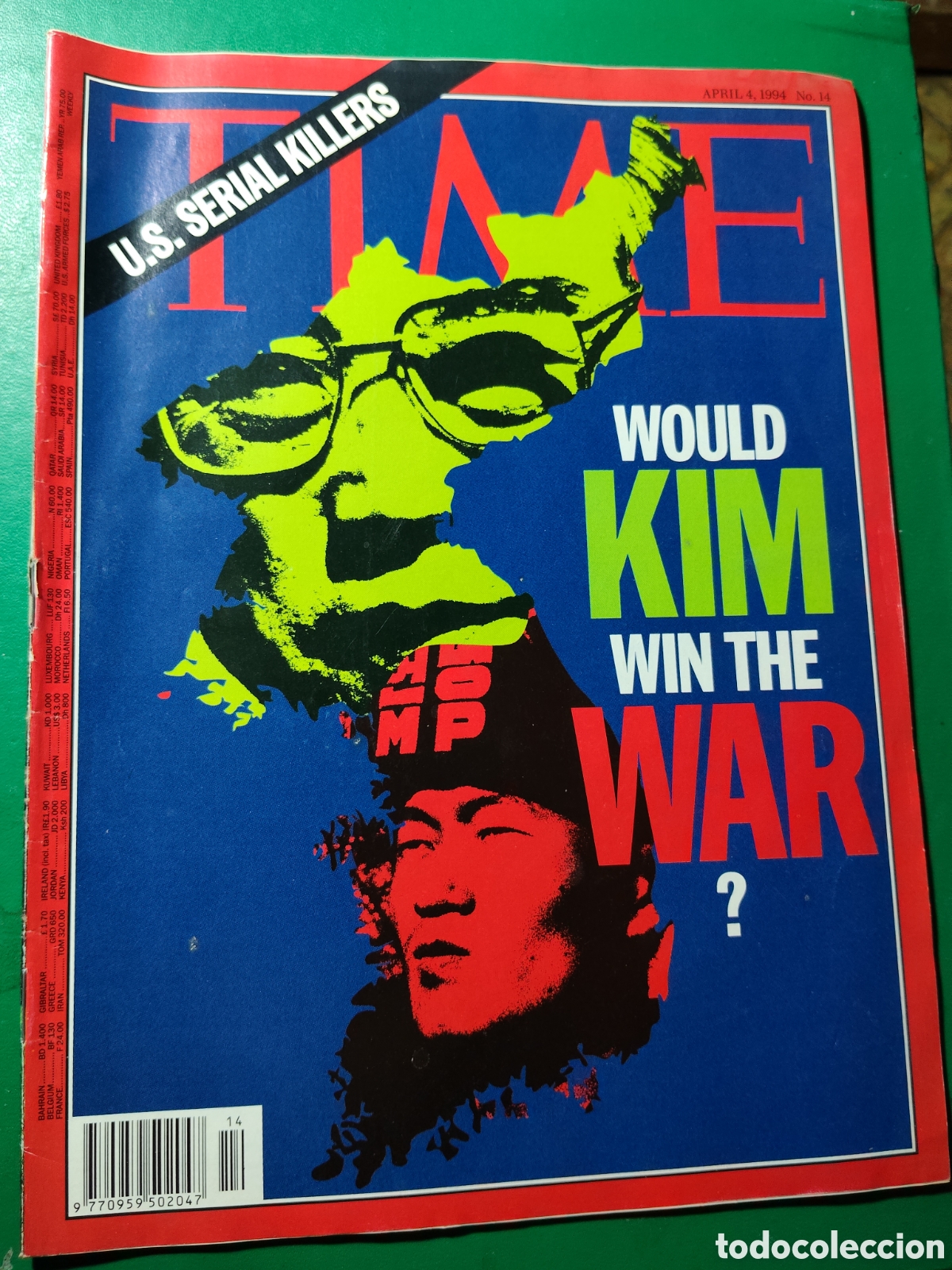 Coleccionismo de revistas y peri&oacute;dicos: Revista TIME 4 abril 1994 n&deg;14