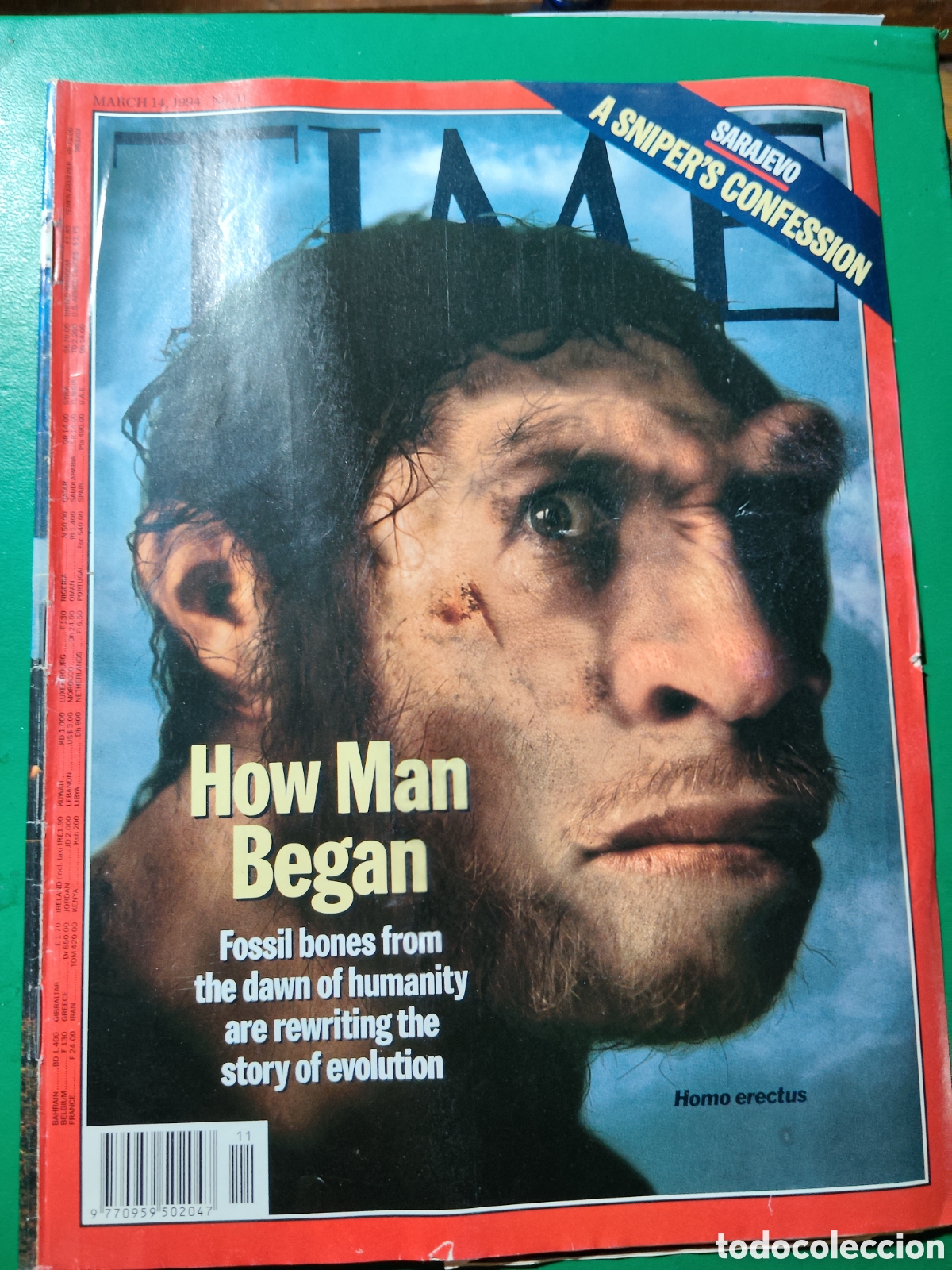 Coleccionismo de revistas y peri&oacute;dicos: Revista TIME 14 marzo 1994 n&deg;11