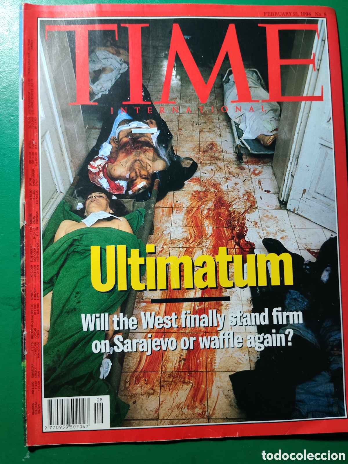 Coleccionismo de revistas y peri&oacute;dicos: Revista TIME 21 febrero 1994 n&deg;8