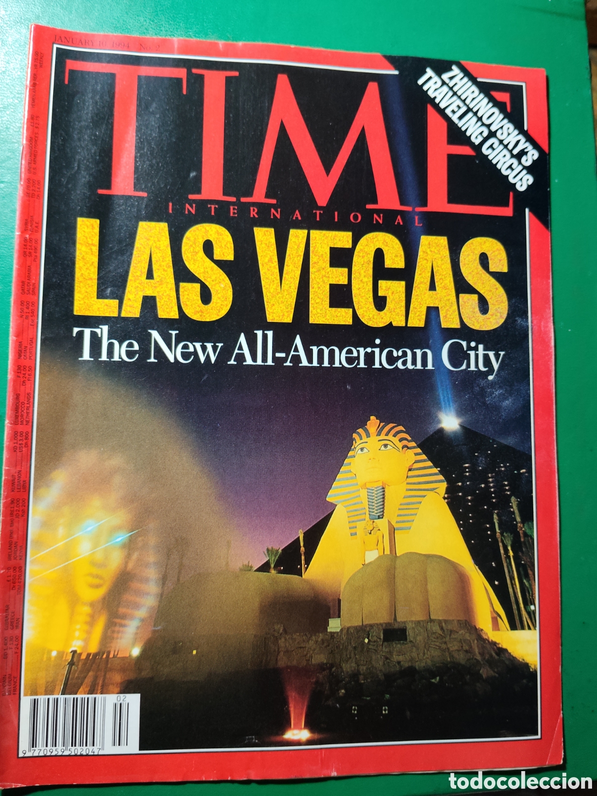 Coleccionismo de revistas y peri&oacute;dicos: Revista TIME 10 enero 1994 n&deg;2