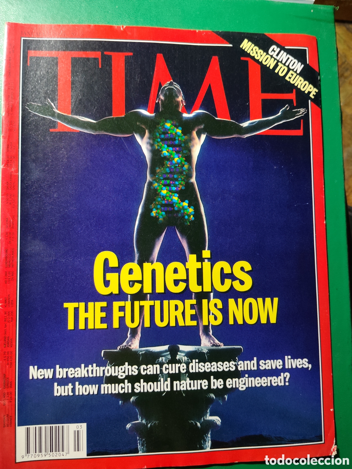 Coleccionismo de revistas y peri&oacute;dicos: Revista TIME 17 enero 1994 n&deg;3