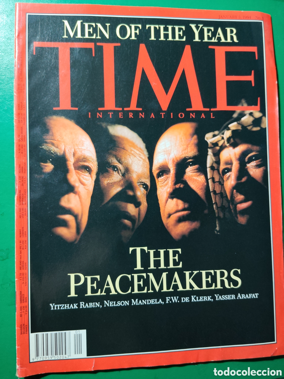 Coleccionismo de revistas y peri&oacute;dicos: Revista TIME 3 enero 1994 n&deg;1
