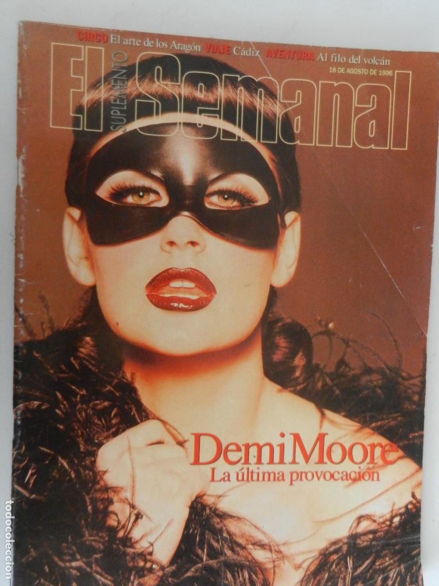 Coleccionismo de revistas y peri&oacute;dicos: EL SEMANAL SUPLEMENTO -08-1996 - DEMI MOORE - LA &Uacute;LTIMA PROVOCACI&Oacute;N .