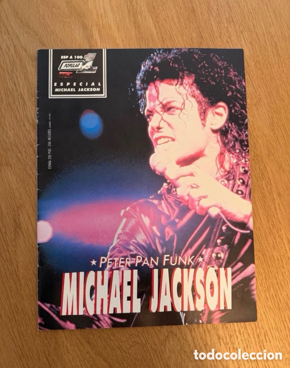 Collezionismo di Riviste e Giornali: Revista Michael Jackson &ndash; Edici&oacute;n original 1988